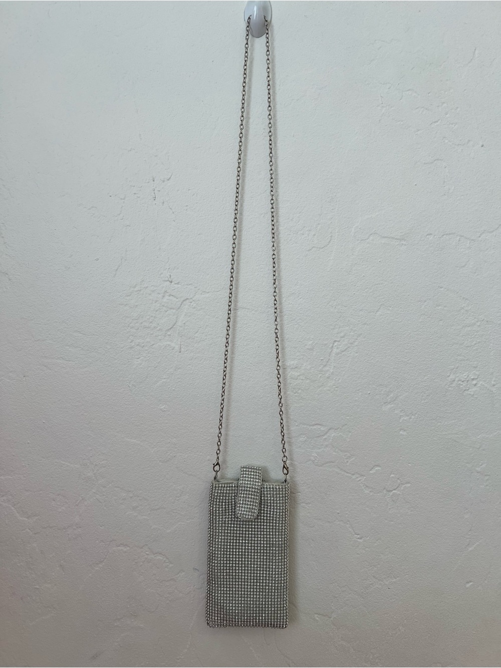 Olivia Miller Silver Crystal Phone Sleeve